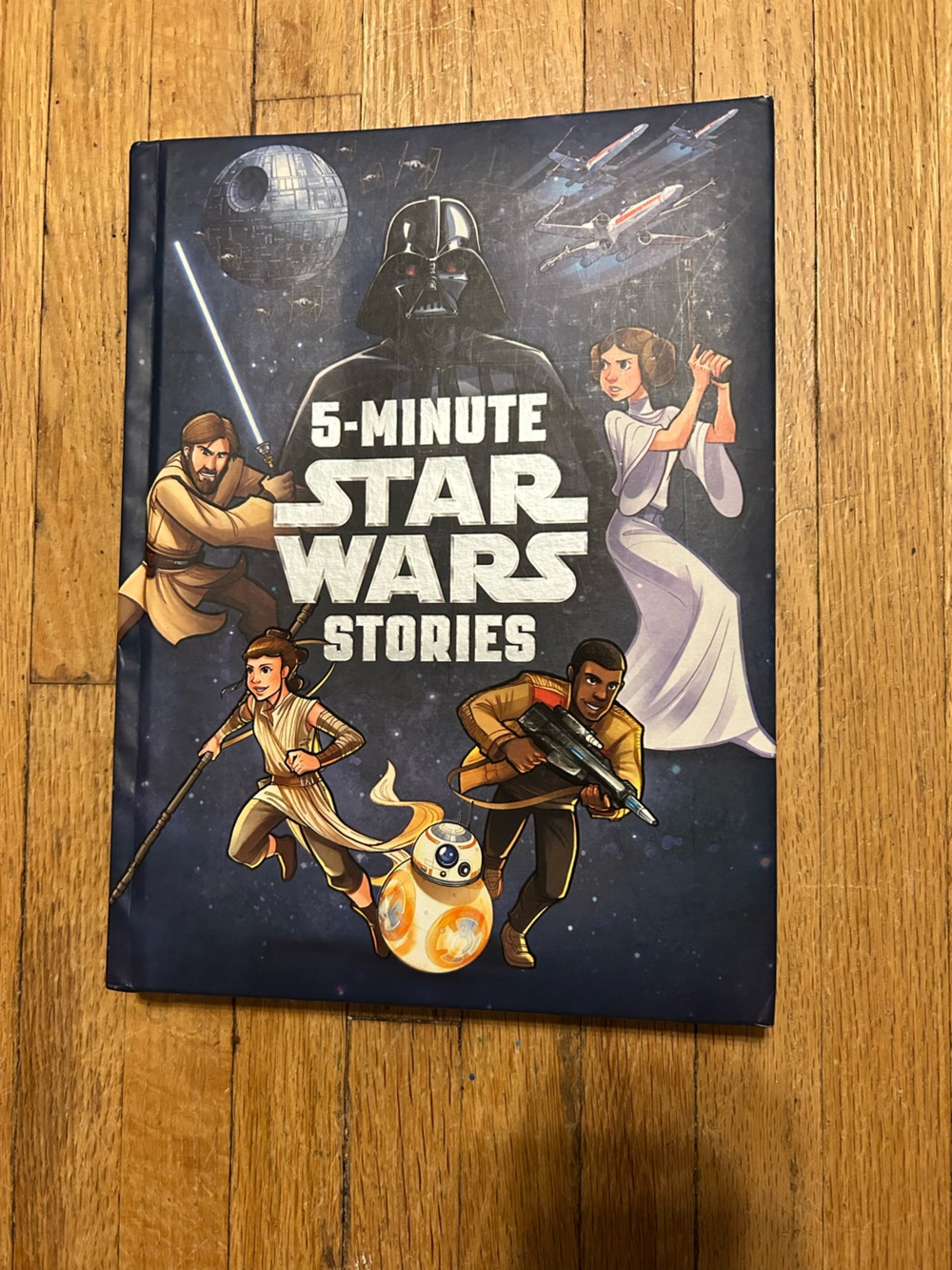 Star Wars 5-Minute Stories Hardcover - Dark Blue with White & Black Accents